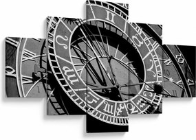 Obraz - Zegar astronomiczny, Praga, Czechy (125x70 cm)