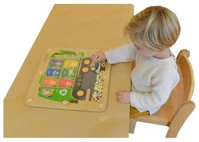 Sortowanie śmieci segregowanie odpadów edukacyjna tabliczka dla dzieci masterkidz