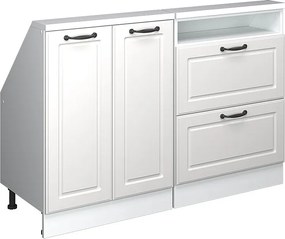 Szafka kuchenna na dach skośny biały domek wiejski 120x46x81.6 r-line