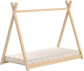 Łóżko dziecięce Tipi drewniany domek - 90x180 / sosna