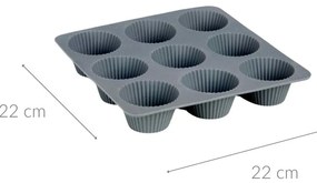 Forma na muffinki silikonowa, na 9 sztuk