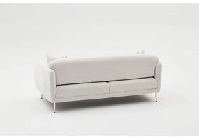 Biała rozkładana sofa 210 cm Simena – Balcab Home