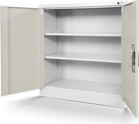 Szafka biurowa Eco Design Beata 90x40x93 cm biały/dąb sonoma