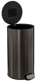 Wąski kosz na śmieci do kuchni DELTA, ciche domykanie, 30 l