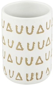 Beżowy ceramiczny kubek na szczoteczki do zębów Avila – Wenko