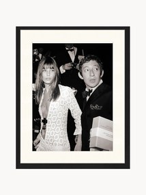 Oprawiony druk cyfrowy Serge Gainsbourg & Jane Birkin