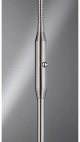 Lampa stojąca LED ze ściemniaczem w kolorze srebra (wysokość 150 cm) Dent – Fischer &amp; Honsel