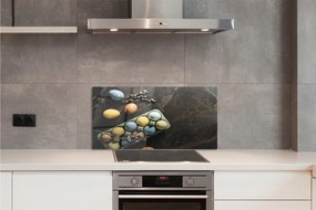 Szklany Panel Tradycyjne Pisanki i Bazie