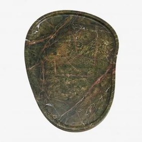 Taca Dekoracyjna Z Marmuru Orivando Marmur Szałwiowo-zielony & ↔︎ 35 Cm - Sklum