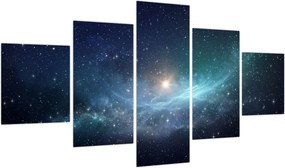 Obraz - Gwiazdy i mgławice (125x70 cm)