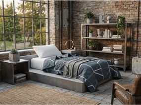 Letnia kołdra GRIDON 140x200 cm, czarna