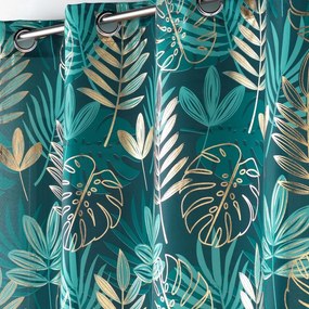 Zielona zasłona 140x260 cm Ornella – douceur d'intérieur