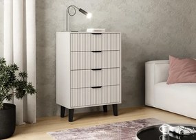 Stylowa komoda z 4 szufladami kaszmir - Henex 5X