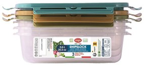 Pojemniki na żywność 3 szt. Snipslock – Snips