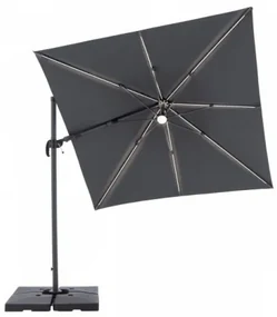 RAVENNA 2,5 x 2,5 m - uchylny parasol ogrodowy z oświetleniem LED