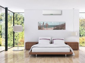 Obraz - Różowa plaża (170x50 cm)