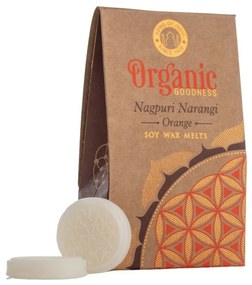 Organiczny wosk do topienia w monetach KwiatŻycia, Na gpuri Narangi - Pomarańczowy