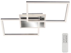 Brilo - LED Ściemnialny żyrandol natynkowy FRAME 2xLED/20W/230V 2700-6500 + pilot