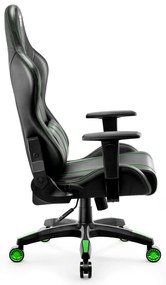 Fotel gamingowy Diablo X-One 2.0 Normal Size, czarno-zielony
