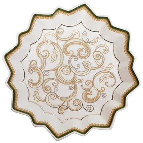 Biały talerz porcelanowy ø 23,5 cm Vassoio – Brandani