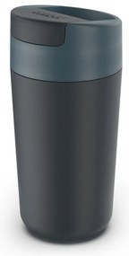 Anytracytowo-granatowy kubek podróżny 450 ml Sipp – Joseph Joseph