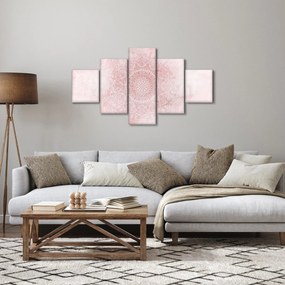 Obraz - Różowa mandala (125x70 cm)