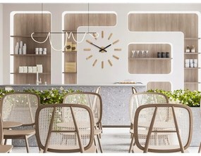 Zegar na ścianę nowoczesny do salonu sypialni cichy kuchenny efektowny loft