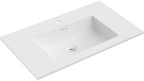 Mexen Otis umywalka wpuszczana w blat 81 x 46,5 cm, biała mat - 25188001