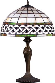 Lampka stołowa witrażowa w stylu retro - S999-Awinion