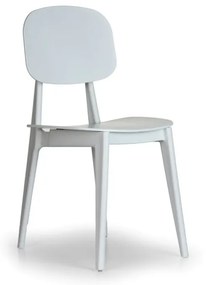 Krzesło do jadalni plastikowe SIMPLY 3+1 GRATIS, białe