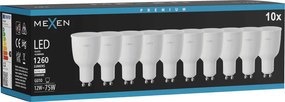 Mexen Nova 10x żarówka LED GU10, 12W, Neutralna - 4000K, 1260 lm - L108-GU10-1240-01x10
