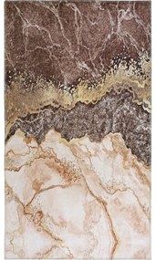 Koniakowo-kremowy dywan odpowiedni do prania 180x120 cm – Vitaus