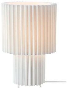 Biała lampa stołowa z tekstylnym kloszem (wysokość 32 cm) Catis – Markslöjd