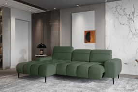 Narożnik GIANO S układ L Lewostronny z elektryczną regulacją siedziska w ktaninie AUSTIN 13 WERSAL