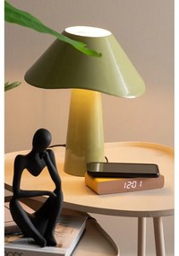 Budzik cyfrowy z ładowarką bezprzewodową Retro Flat LED – Karlsson