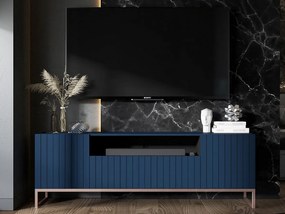 Szafka RTV TAL 2D1K 150cm granatowa mat