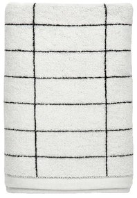 Biały bawełniany ręcznik kąpielowy 70x140 cm Tile Stone – Mette Ditmer Denmark
