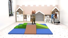 Zestaw mebli do przedszkoli, żłobków i klubów dziecięcych Blox Nature 11