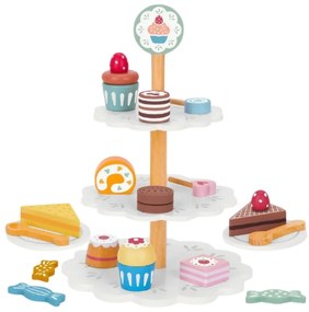 Tooky toy patera słodkości drewniany stojak babeczki ciasta