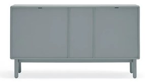 Niebieska/szara niska komoda 140x76 cm Corvo – Teulat