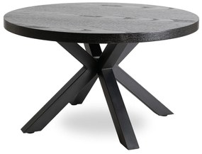 Stolik Kawowy LINCOLN 80 cm Czarny Loft