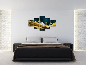 Obraz - Jeleń w krajobrazie (125x70 cm)