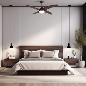 Lampa sufitowa LED w ciemnym naturalnym kolorze ø 13 cm Regal – SULION