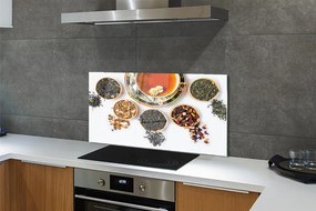 Szklany Panel Herbata Ziołowa w Kubku