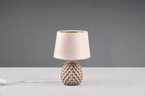 Beżowa lampa stołowa (wys. 27 cm) Ariana – Reality