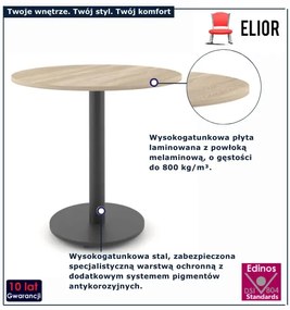 Stół na jednej nodze dąb sonoma B4-L32