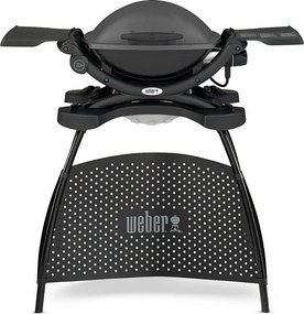 Elektryczny grill Weber Q1400STAND 2200W Szary Ciemny - Oryginalny i Praktyczny Design