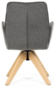 Krzesło do jadalni DCH-C2148 GREY2 z wodoodpornątkaniną