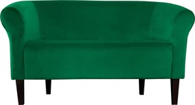 Sofa Milo tkanina Welur : Kolor nogi - Venge, Kolor tkaniny - VELVET - MG25, Typ tkaniny - Velvet, Wysokość nogi - 20 cm