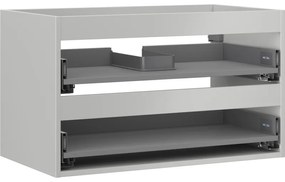 Mexen Box-A korpus szafki podumywalkowej 80 cm, 2 szuflady, szary mat - 91AX0-0800-470-2-62